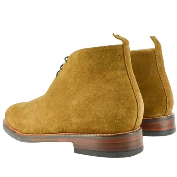 Grenson Wendell Calfskin Suede Boots NIB 8 - Picture 3 of 5